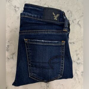 American Eagle Outfitters Distressed Knees Jeggings - Size: 00
